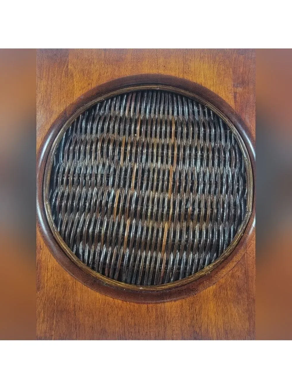 Lenox Riverwood Teak Square Plate Charger Decorative Rustic Cabin Replacement